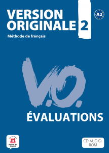 Version Originale 2 Évaluations + CD-ROM